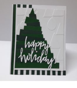 Christmas card with Neat and Tangled die